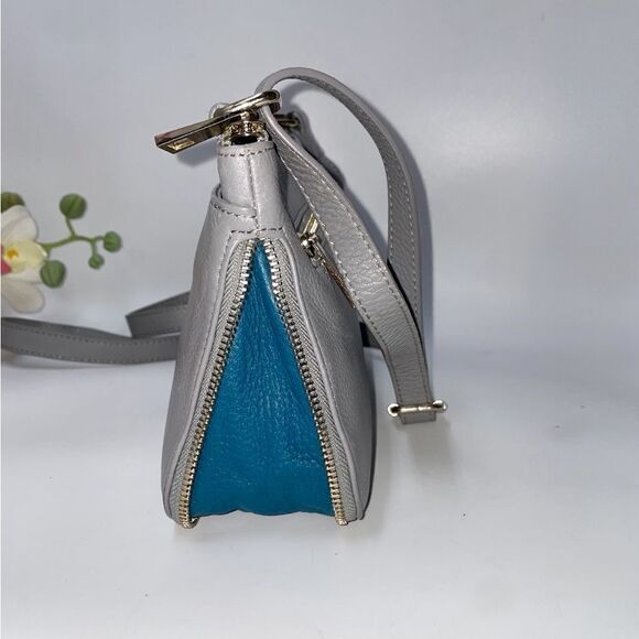 Halogen Two-Tone Leather Crossbody Sm - Picture 4 of 7